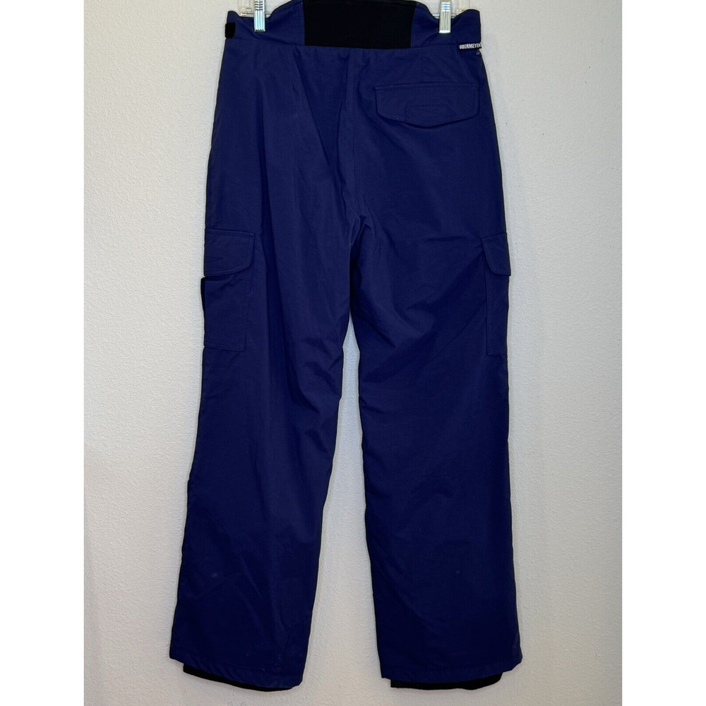 Vintage Obermeyer Womens Utility Ski Snow Pants Sz 8 Dark Blue High Rise Pockets - Picture 8 of 15